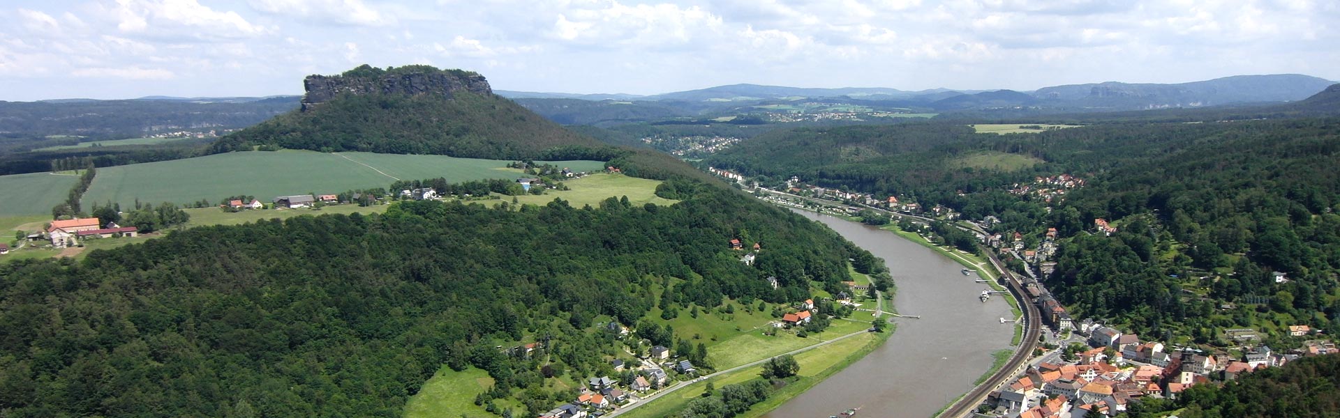 Lilienstein und Stadt Königstein