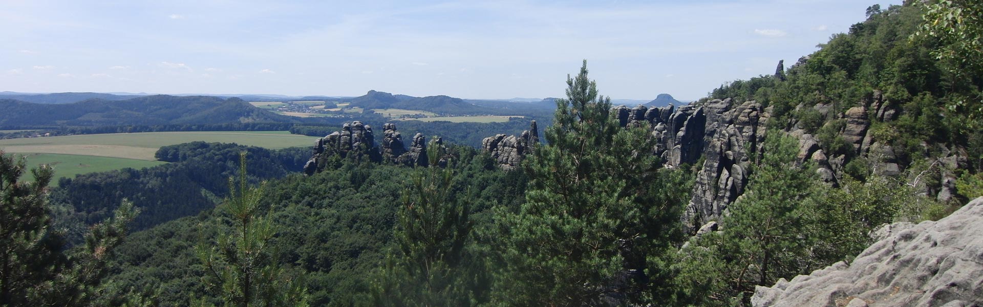 Auf den Schrammsteinen